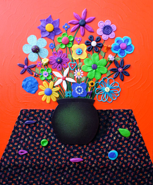 Still Life Orange - Painting by Waleska Nomura.